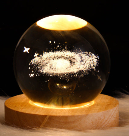 Enchanting Luminous Crystal Ball Ambient Projection Light Decor