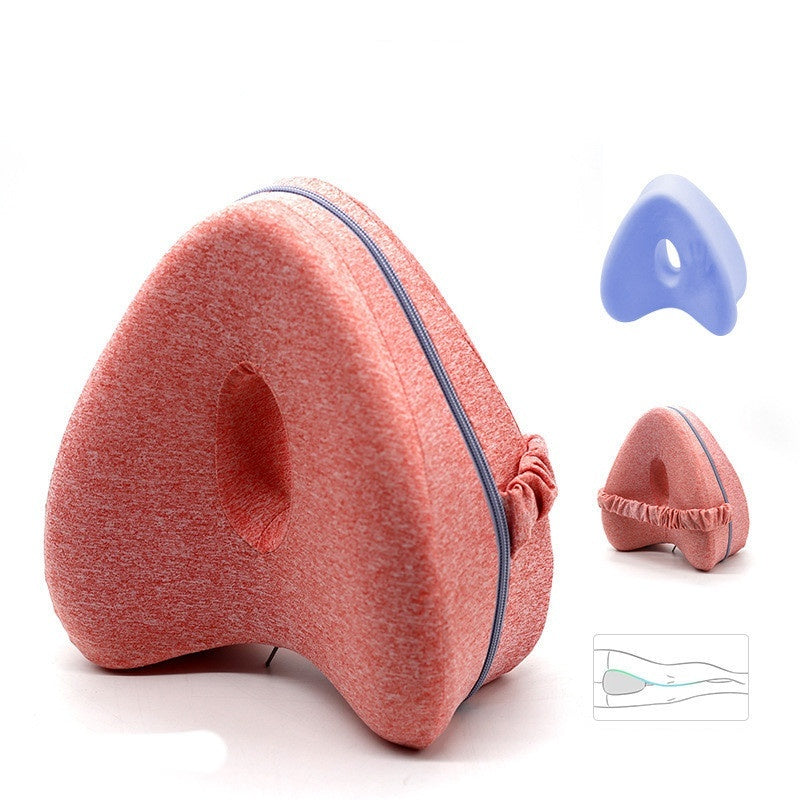 Heart-Shaped Memory Foam Contour Leg Pillow