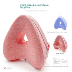 Heart-Shaped Memory Foam Contour Leg Pillow