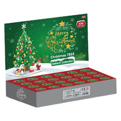 Christmas Tree Countdown Puzzle Building Block Toy Set