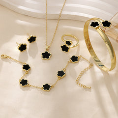 Acrylic Jewelry Set: -Bracelet, -Necklace, Ring, -Stud -Earrings.jpg